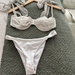 Beach Riot White Bikini Set